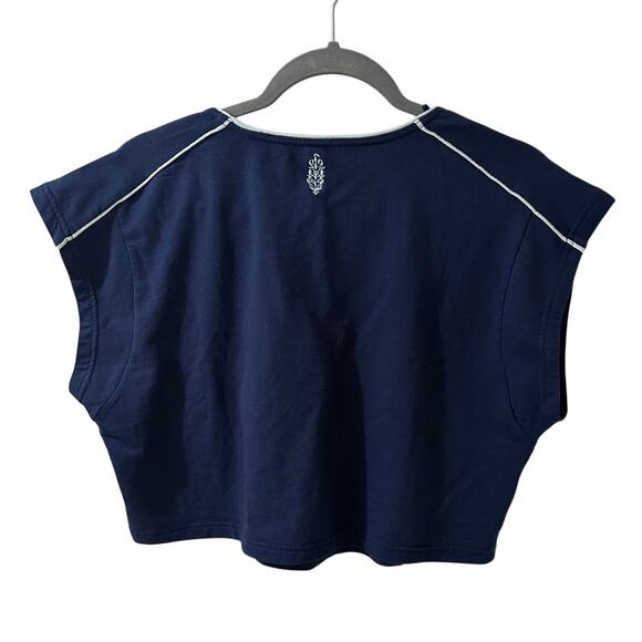 FP Movement Free People Activewear Athleisure Cropped SS Colorblock Tank, size L - Picture 7 of 7